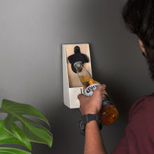 Load image into Gallery viewer, sigma - wall mounted bottle opener ( ivory white )-Bar Accessories-Claymango.com
