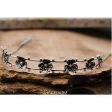 Load image into Gallery viewer, Qurbat Intricate Flower Choker - 92.5 Sterling Silver-Jewellery-Claymango.com
