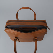 Load image into Gallery viewer, Leather briefcase for women

