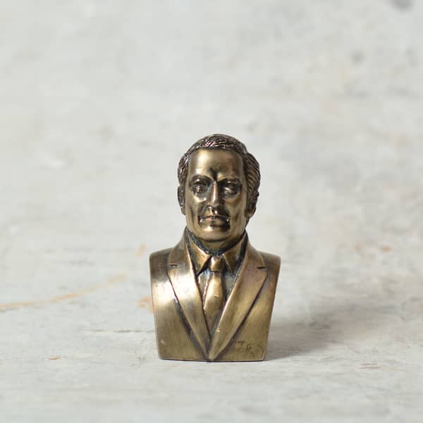 Warren G. Harding 29th U.S. President - vintage miniature model / Paperweight-Antiques-Claymango.com