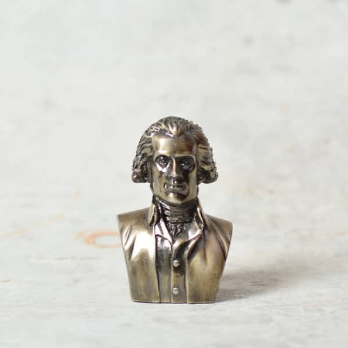 Thomas Jefferson 3rd U.S. President- vintage miniature model / Paperweight-Antiques-Claymango.com