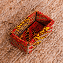 Load image into Gallery viewer, Memories Trinket Storage Tray - Chindi - Sirohi - Colour_Gold, Colour_White, purpose_decor, Purpose_Storage, Rope Material_Natural Jute Fibre, Rope Material_Plastic Waste
