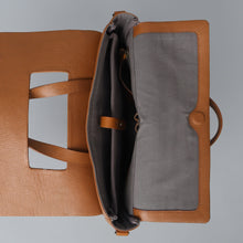 Load image into Gallery viewer, spacious leather briefcase
