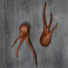 Load image into Gallery viewer, Sperm spoon collection - Set of 6 wooden serving spoons-Kitchen Accessories-Claymango.com
