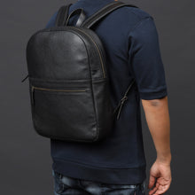 Load image into Gallery viewer, black laptop backpack
