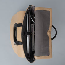 Load image into Gallery viewer, Leather briefcase for office
