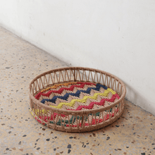 Load image into Gallery viewer, Tarz Cotton Macrame Tray - Sirohi - colour_beige, Colour_Gold, purpose_decor, Purpose_Storage, rope material_macrame
