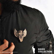Load image into Gallery viewer, Biker collection - Live to ride - Brooch-Mens Accessories-Claymango.com
