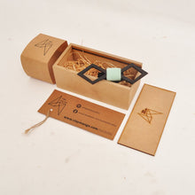 Load image into Gallery viewer, Unisex Dark wood triangular cut wooden bowtie - CLM003-Mens Accessories-Claymango.com

