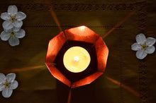 Load image into Gallery viewer, lotus glow tealight holder - Stainless Steel-Home Décor-Claymango.com
