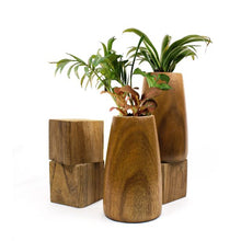Load image into Gallery viewer, Conical Wooden Planter-Home Décor-Claymango.com
