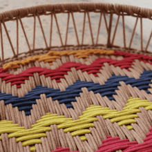 Load image into Gallery viewer, Tarz Cotton Macrame Tray - Sirohi - colour_beige, Colour_Gold, purpose_decor, Purpose_Storage, rope material_macrame
