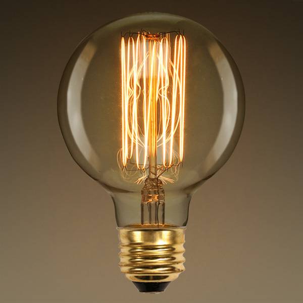 Vintage Edison 95mm Squirrelcage filament bulb E27-Lamp-Claymango.com