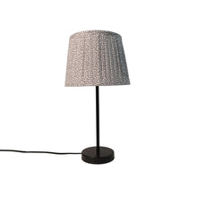 Load image into Gallery viewer, FIG Table Lamp - Fabric Shade (Leaflet Flow Print)
