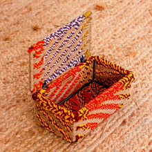 Load image into Gallery viewer, Chindi Handwoven Storage Box - Sirohi - Colour_Jute Beige, Colour_Multi-Colour, Purpose_Home Accessory, Purpose_Storage, Rope Material_Natural Jute Fibre, Rope Material_Plastic Waste

