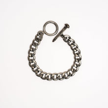 Load image into Gallery viewer, Cuban Chain Bracelet - 10mm - Chrome Noir

