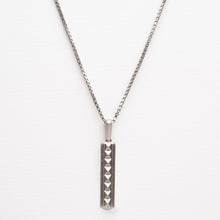 Load image into Gallery viewer, Obelisk Pendant - Satin Silver

