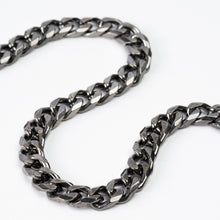 Load image into Gallery viewer, Cuban Neck Chain - 8mm - Chrome Noir
