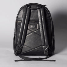 Load image into Gallery viewer, Black leather journey backpack
