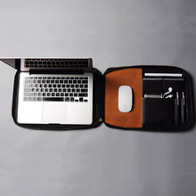 Load image into Gallery viewer, leather laptop sleeve Apple
