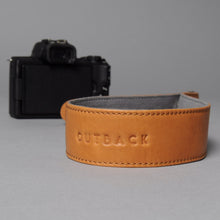 Load image into Gallery viewer, Tan Leather camera strap
