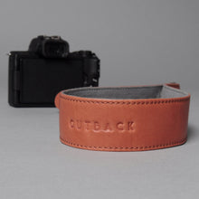 Load image into Gallery viewer, Brown Leather camera strap 
