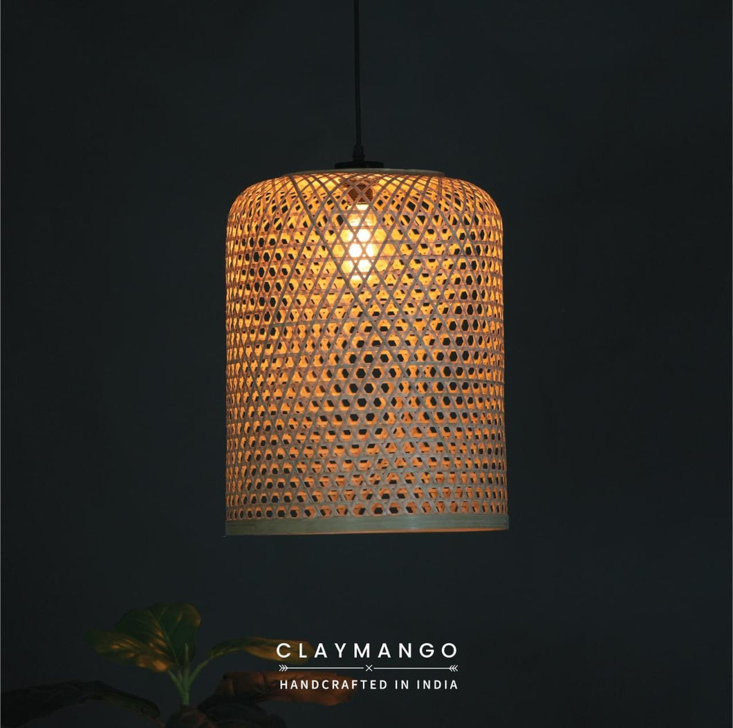 Cyclic Jumbo(Star) - Unique handmade Woven Hanging Pendant Light, Natural/Bamboo Pendant Light for Home restaurants and offices.(Size: 16