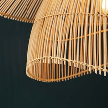 Load image into Gallery viewer, Dupro-Unique handmade Woven Hanging Pendant Light, Natural/Cane Pendant Light for Home restaurants and offices.
