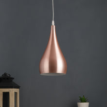 Load image into Gallery viewer, Copper Metal Single Hanging Light
