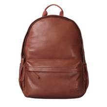 Load image into Gallery viewer, Brown Leather mini backpack
