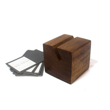 Load image into Gallery viewer, Slit Cube Card Holder - Studio Indigene

