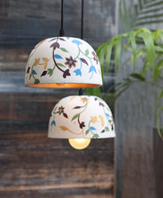 Load image into Gallery viewer, Combo of 2 dome shape Flower hanging lamp
