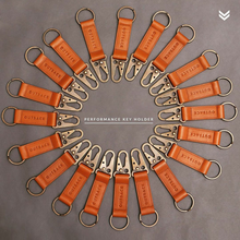 Load image into Gallery viewer, Personalized leather key holder
