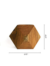 Load image into Gallery viewer, Faceted Cube Wooden Planter - Studio Indigene
