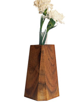 Load image into Gallery viewer, Faceted Pyramid Vase - Studio Indigene
