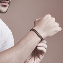 Load image into Gallery viewer, FIGARO TITIAN COPPER CHAIN BRACELET-Mens Accessories-Claymango.com
