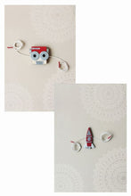 Load image into Gallery viewer, Set of 2 - Robo 2.0 &amp; Rocket Handcrafted Rakhi
